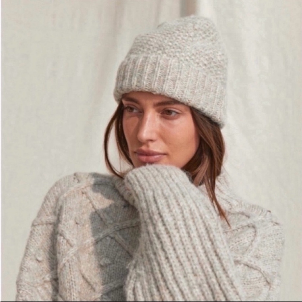 Lunya Alpaca Wool Beanie Hat